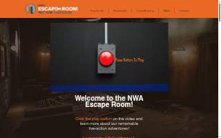NWA Escape Room Bentonville website
