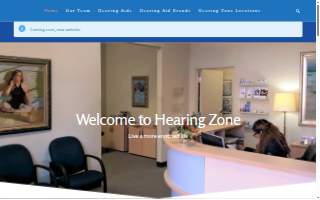 Hearing Zone Doctors website