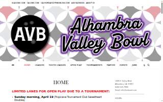 Alhambra Valley Bowl website