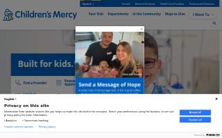Children's Mercy St. Joseph of St Joseph website