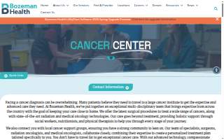 Bozeman Health Cancer Center website