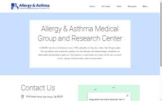 Allergy & Asthma Med Group Inc website
