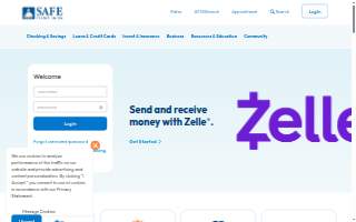 SAFE Credit Union - Granite Bay Branch website