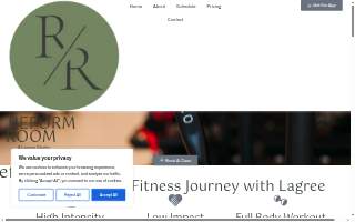 Reform Room: A Lagree Studio website