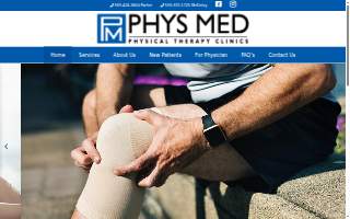 Phys Med Physical Therapy of Kerman website
