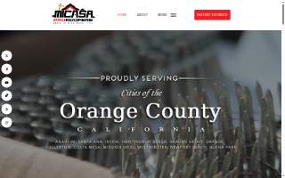 Micasa Pro Roofers website