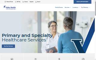 Valley Health Physician Alliance - West Henderson Primary Care website