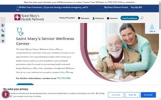 Saint Mary's Medical Group - Senior Wellness Center website