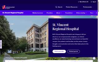 St Vincent Healthcare website