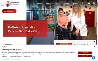 Shriners Children's Salt Lake City website