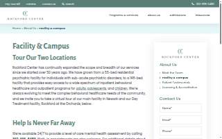 Rockford Center The Orchards website