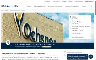 ochsner Health Center, Elmwood physical medicine and rehab website