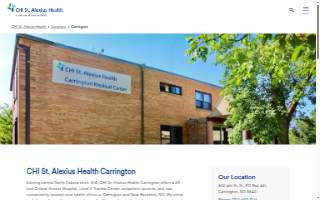 CHI St. Alexius Health Carrington Medical Center website