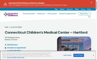 Connecticut Children's Medical Center website