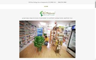All Natural Health & Beauty Center website