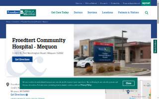 Froedtert Community Hospital - Mequon website