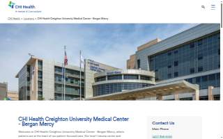 CHI Health Creighton University Medical Center - Bergan Mercy website