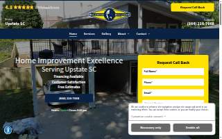 Balanced Building & Repair website