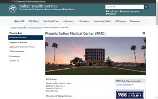 Phoenix Indian Medical Center (PIMC) website