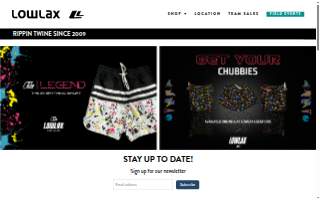 LowLax Greenville website