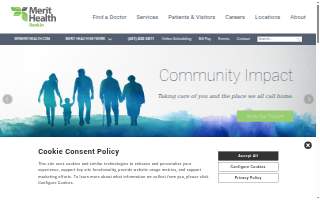 Merit Health Rankin website