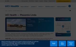 UCI Health — Placentia Linda website