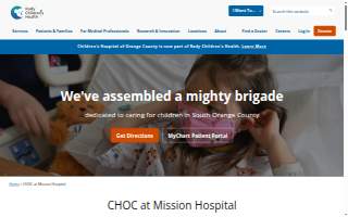 CHOC at Mission Hospital website