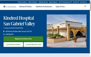 Kindred Hospital San Gabriel Valley website