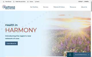 Southwest Healthcare Regional Office website