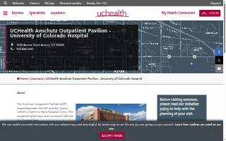 UCHealth Anschutz Outpatient Pavilion - Anschutz Medical Campus website