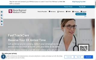 Shasta Regional Medical Center website