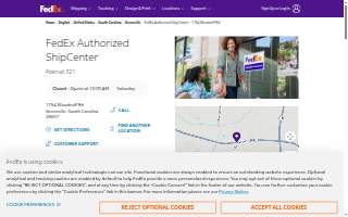 FedEx Authorized ShipCenter of Greenville website