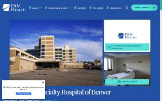 PAM Health Specialty Hospital of Denver website