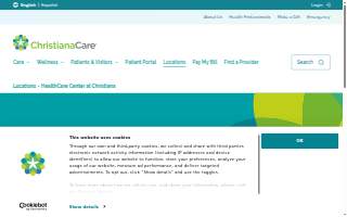 Healthcare Center at Christiana website