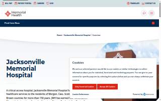 Jacksonville Memorial Hospital website