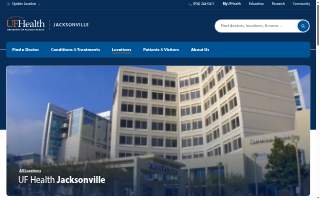 UF Health Jacksonville website