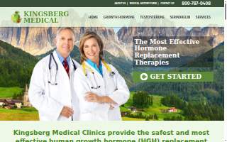 Kingsberg Medical Clinics website