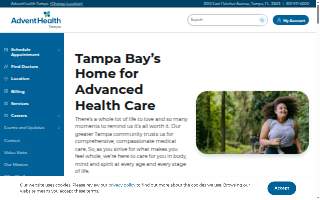 AdventHealth Tampa website