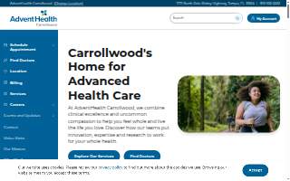 AdventHealth Carrollwood Hospital website