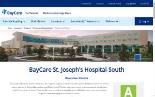 St. Joseph's Hospital- South website