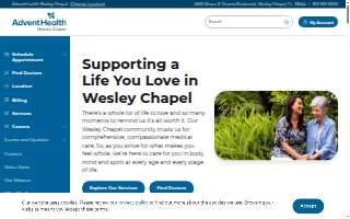 AdventHealth Wesley Chapel website