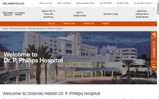 Orlando Health Dr. P. Phillips Hospital website