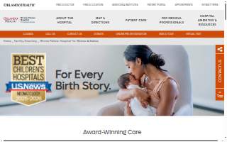 Orlando Health Winnie Palmer Hospital for Women & Babies website