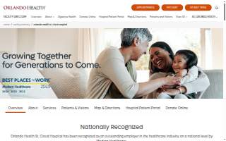 Orlando Health St. Cloud Hospital website