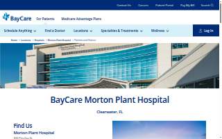 Morton Plant Hospital website