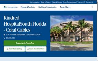 Kindred Hospital South Florida - Coral Gables website