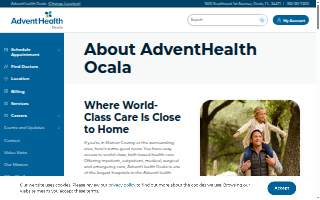 AdventHealth Ocala Outpatient website