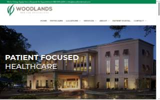 Woodlands Medical Specialists of Pensacola website