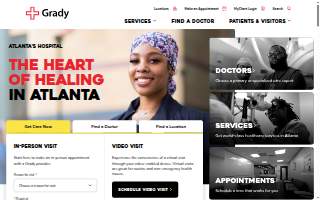 Grady Memorial Hospital website