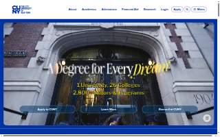 CUNY, The City University of New York website